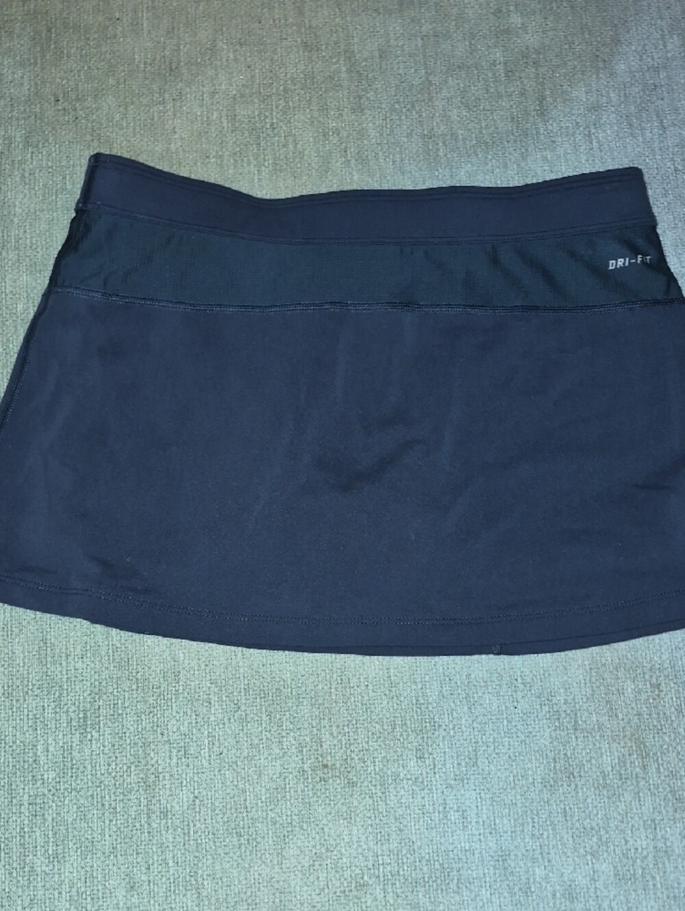 Nike Slate Women's Athletic Tennis Skort with Silver Swoosh - Picture 6 of 6